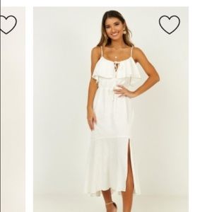 Inner Pride Dress In White Rehearsal Dress